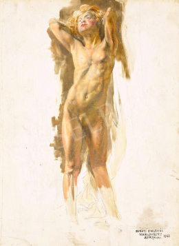  Karlovszky, Bertalan - Streching Nude, 1937 