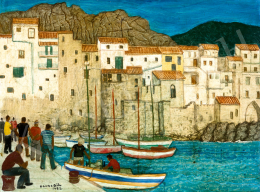 Czene, Béla jr. - Italian Harbour (Cefalu), 1972 