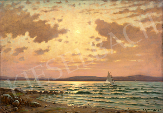 Rubovics, Márk - Sailing on the Lake Balaton | 72nd Autumn auction auction / 64 Lot