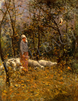 K. Spányi, Béla - Shepherdess by Moonlight 