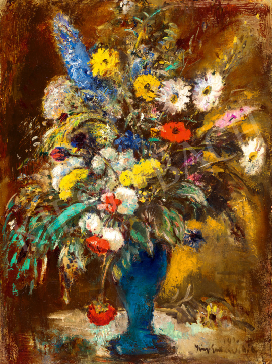  Iványi Grünwald Béla - Tavaszi virágok, 1934 | 72. Őszi aukció aukció / 70 tétel