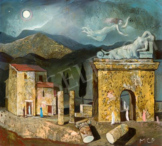 Molnár C., Pál - Surreal Landscape in Moonlight | 72nd Autumn auction auction / 78 Lot