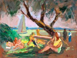  Bényi, László - Summer at Lake Balaton (Csopak), 1975 