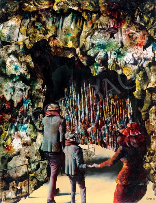  Korga György - Cseppkőbarlang, 1962 | 72. Őszi aukció aukció / 127 tétel