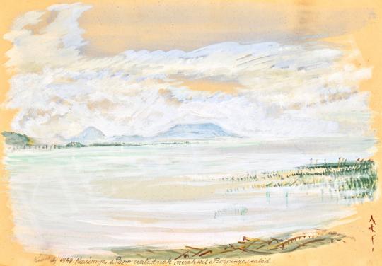 Boromisza, Tibor - Balaton Skyline (Keszthely), 1949 | 72nd Autumn auction auction / 150 Lot