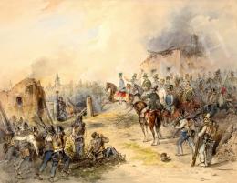  Friedrich Treml  - A győri csata, 1851 