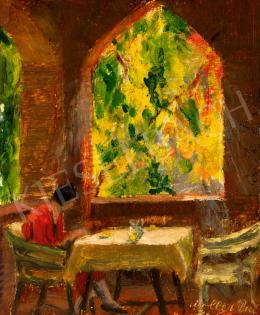 Monostori Moller, Pál - Afternoon on the Porch 