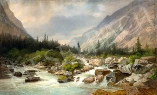 Telepy, Károly - Resting Hunter on the Banks of the Tatras Stream | 72nd Autumn auction auction / 162 Lot