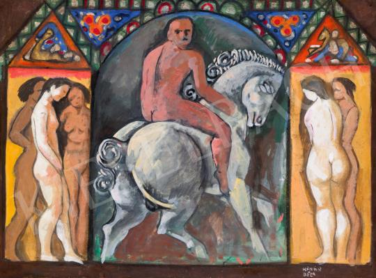  Kádár, Béla - Rider with Nudes | 72nd Autumn auction auction / 168 Lot