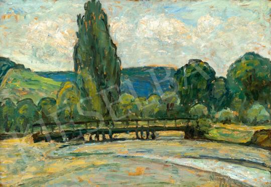Nagy, István - Transylvanian Landscape with Bridge, 1913 | 72nd Autumn auction auction / 190 Lot