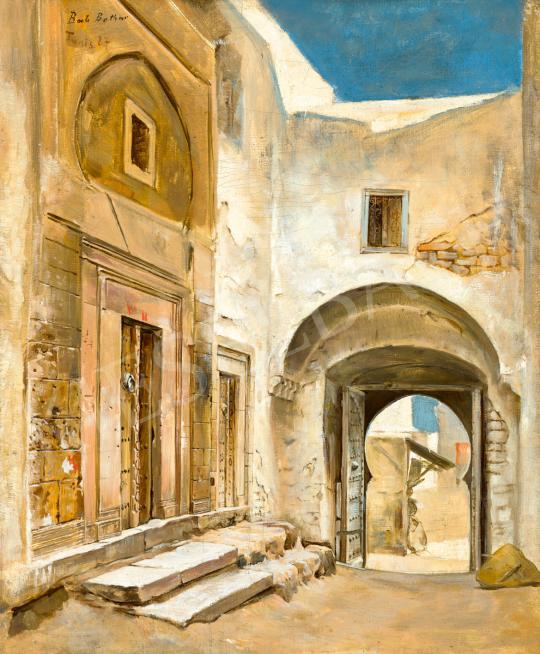 Eisenhut, Ferenc - Street Scene in Tunis, 1887 | 72nd Autumn auction auction / 194 Lot