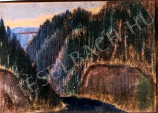 Nagy, István - The Murderer's Lake painting