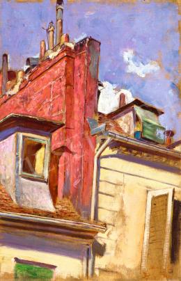 Márk, Lajos - Rooftops in Paris (View from the Atelier), 1892 