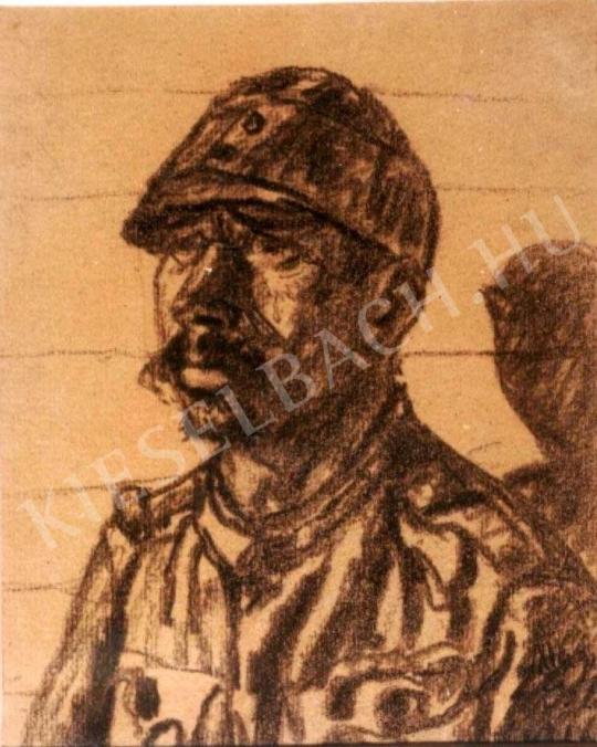 Nagy István - KATONAFEJ, 1916 festménye
