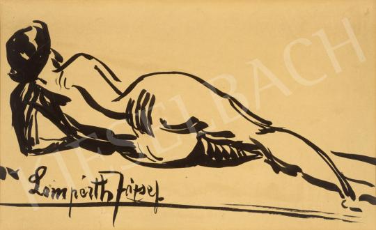  Nemes Lampérth, József - Lying Female Nude | 72nd Autumn auction auction / 223 Lot