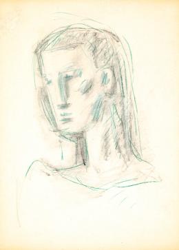  Korniss, Dezső - Portrait of a Man, c. 1930 