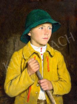  Glatz, Oszkár - Boy in a Green Hat 