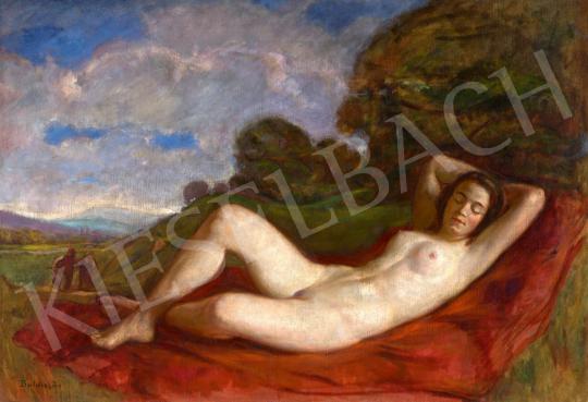  Boldizsár István - Nagybányai akt (Hommage a Giorgione) | 72. Őszi aukció aukció / 244 tétel