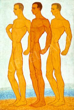  Mattis Teutsch, János - Modern Triumvirate (The New Man), 1940s 