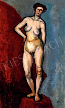 Orbán, Dezső - Female Nude, Anna Lesznai (Little Female Nude), 1910 