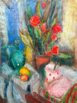 Tallós, Ilona - Flower Still Life  