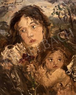 Náray Aurél - Anya gyermekével  