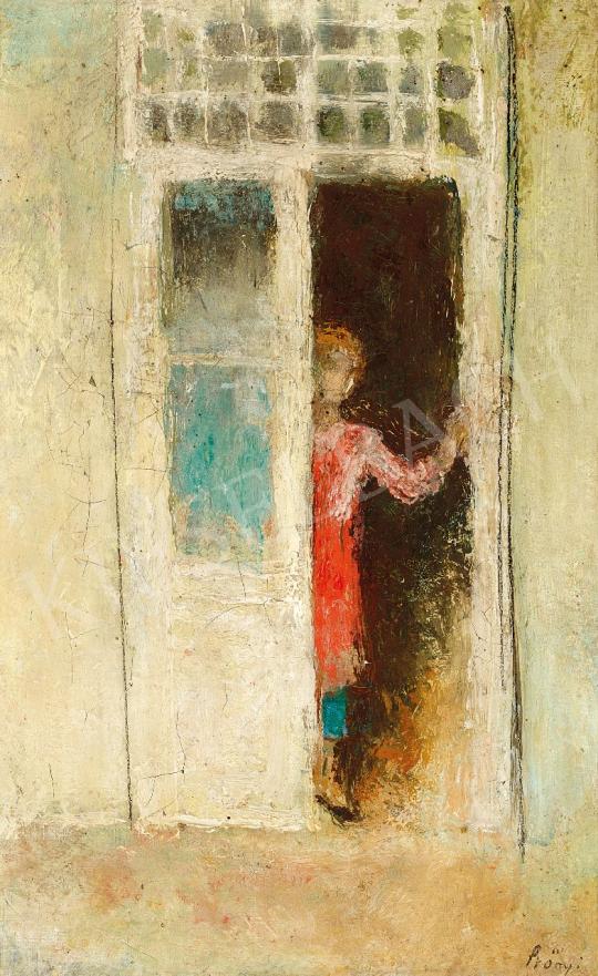 For sale  Szőnyi, István - Zsuzsika by the Door 's painting