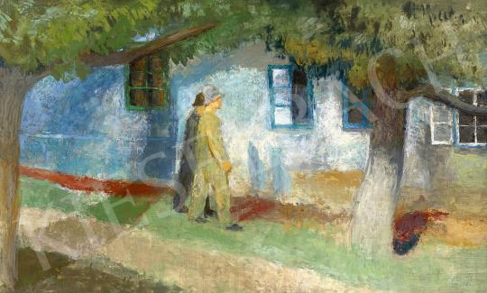 Eladó  Szőnyi István - Hazafelé (Késődélutáni fények, Zebegény), 1938 festménye