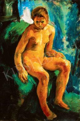  Szőnyi, István - Sitting Nude, first half of the 1920s 