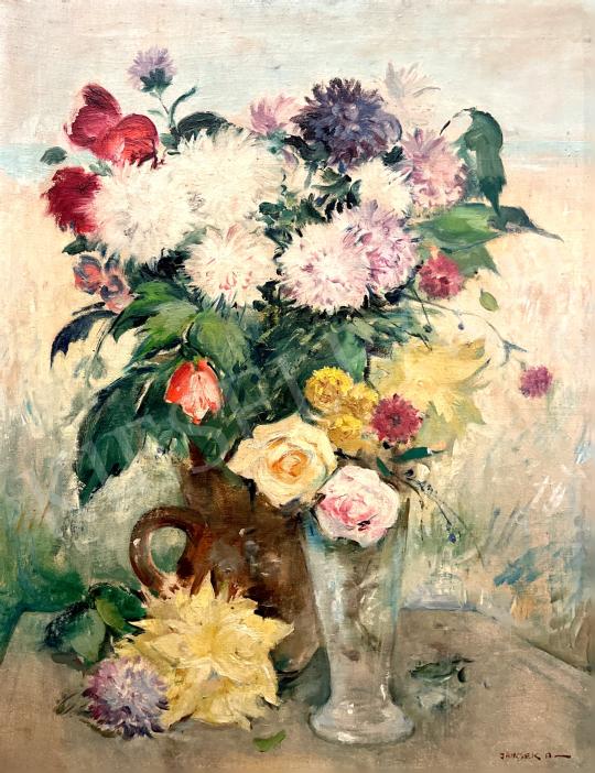 Eladó Jancsek Antal - Csendélet két vázával festménye