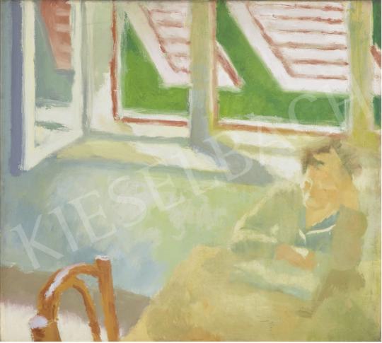 For sale  Szőnyi, István - Woman reading at a window, early 1940s  's painting