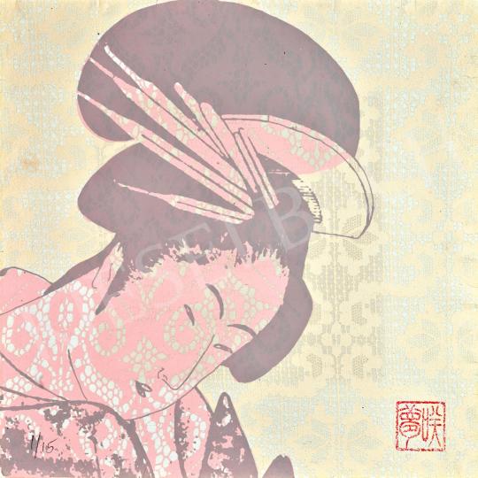Eladó  Havadtőy Sámuel - Japán nő festménye