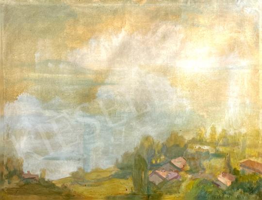 Eladó  Csáki-Maronyák József - Kilátás a Balatonra  festménye