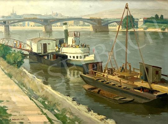 For sale  Somogyi, Imre - View of Budapest with Matthias Church in the background, 1951  's painting