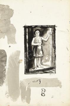 For sale  Szőnyi, István - In the doorway, mid 1920s   's painting