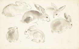  Szőnyi, István - Rabbits, late 1940s  