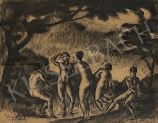 For sale  Szőnyi, István - Nudes outdoors, 1917 's painting