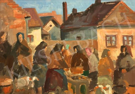 For sale  Böhm, Lipót (Poldi, Dávid Ferenc) - Market 's painting