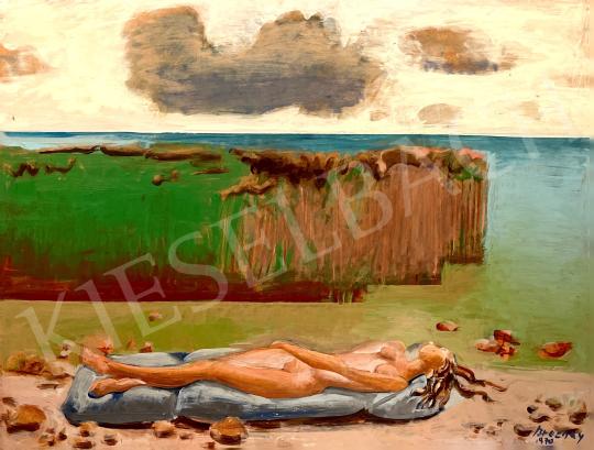 For sale Breznay, József - Beaching female nude 's painting