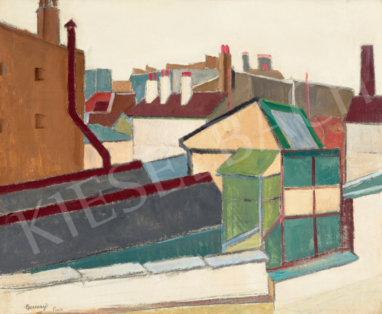  Barcsay, Jenő - Parisian Rooftops, 1920s | 73rd Winter Auction auction / 10 Lot
