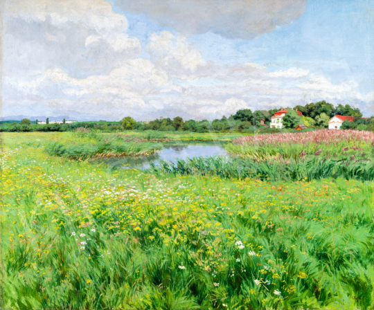  Glatz, Oszkár - Meadow in Spring, 1910s | 73rd Winter Auction auction / 18 Lot