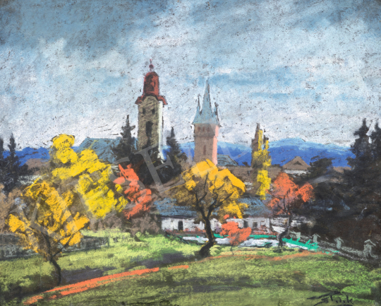 Sztelek, Norbert - Cutlines of Nagybánya viewed from the Fields | 73rd Winter Auction auction / 24 Lot