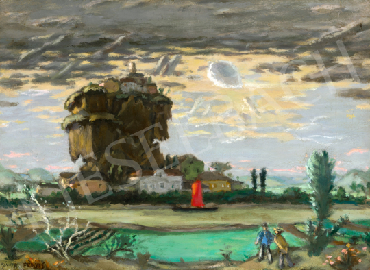 Fényes, Adolf - Fairy Landscape (House in the Cloudes) | 73rd Winter Auction auction / 64 Lot