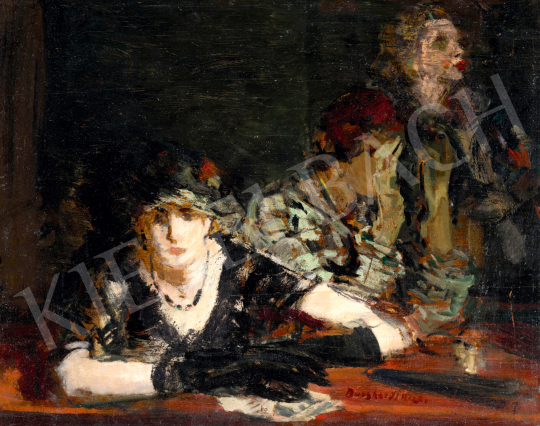 Burghardt, Rezső - Ladies in a Theather Box (Opera), c. 1930 | 73rd Winter Auction auction / 108 Lot