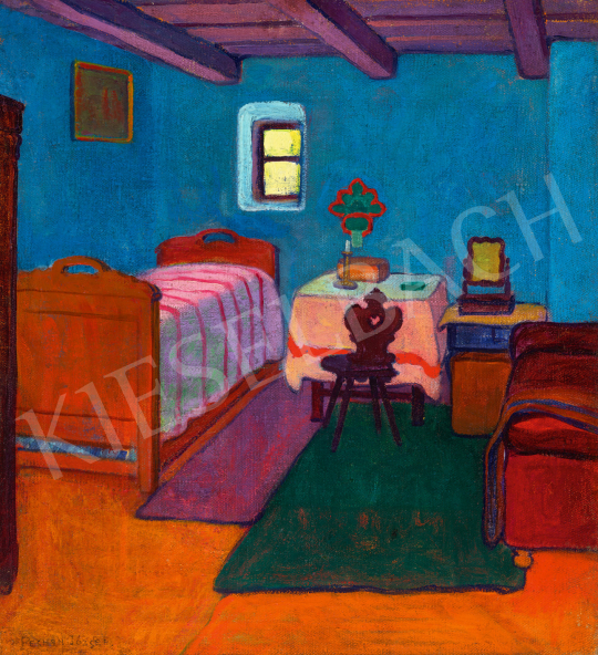 Pechán, József - Room in Nagybánya, 1908 | 73rd Winter Auction auction / 129 Lot