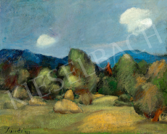  Jándi, Dávid - Transylvanian Landscape, 1923 | 73rd Winter Auction auction / 146 Lot