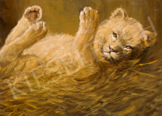  Vastagh, Géza - Lion Cub | 73rd Winter Auction auction / 173 Lot