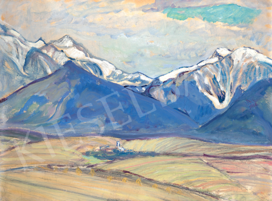 Konstantin, Frida - View from Strazky to the High Tatras, c. 1910 | 73rd Winter Auction auction / 179 Lot