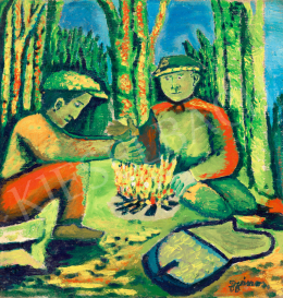  Balázs, János - Wanderers Around the Fire, 1970 