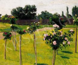 Kléh, János - Garden with Roses in Szolnok 